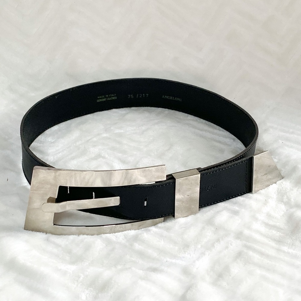 Vintage Angeloni Italian leather belt, size 75/217